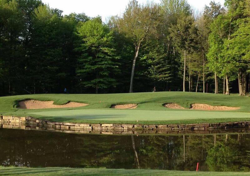 Aménagement green de golf
